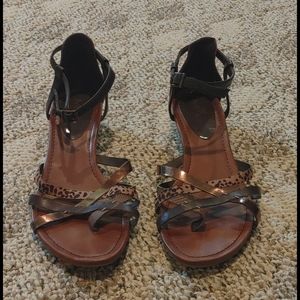 Mia Girl Leather strappy Sandel size W10